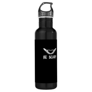 Be Scary Halloween Skeleton Over Heart 710 Ml Water Bottle