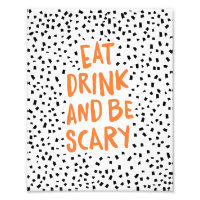 Be Scary Spotted | Halloween Art Print