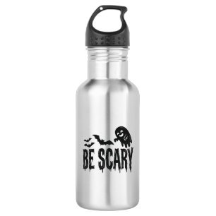 Be Scary Vintage Ghost Bat Halloween Shirt Design_ 532 Ml Water Bottle