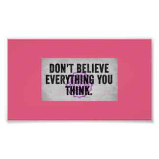 Be Sceptical Photo Print