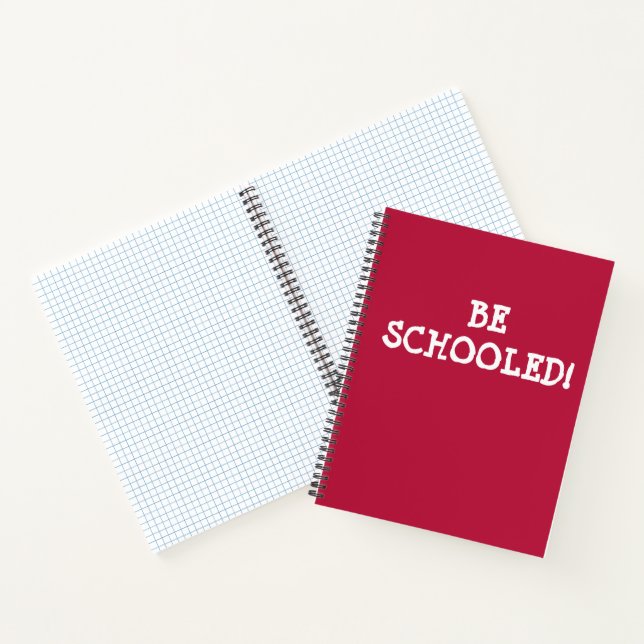 BE SCHOOLED! NOTEBOOK (Inside)