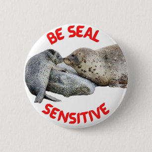 "Be Seal Sensitive" Button