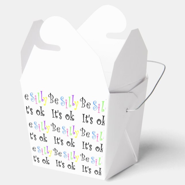 Be Silly It's Ok-favour box (Opened)