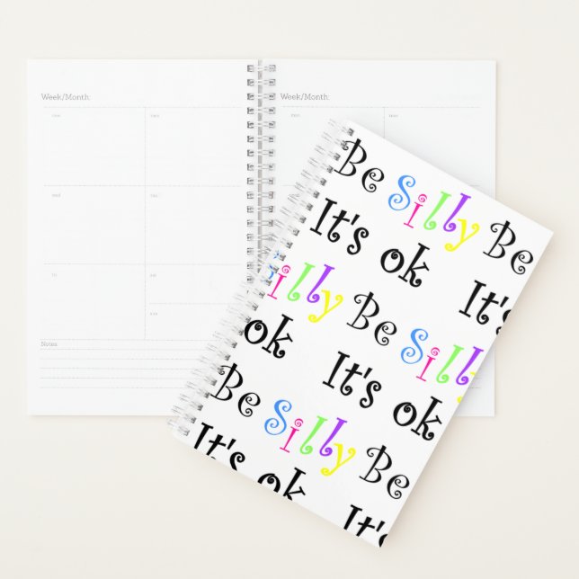 Be Silly It's Ok Planner (Display)