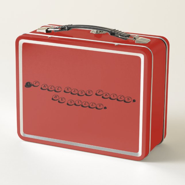 Be Silly with Dilly Lunch box  (Back)