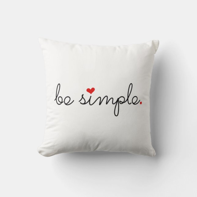 Be Simple - Find Your Peace Cushion (Front)