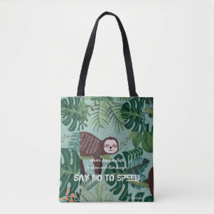 Be slow packs - medium tote bag
