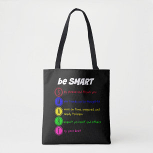 Be smart tote bag