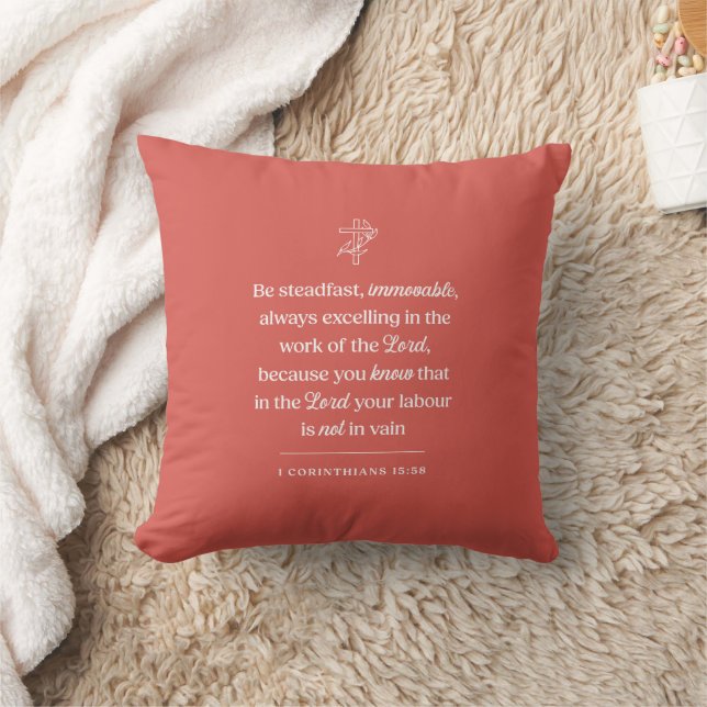 Be Steadfast Christian Cushion (Blanket)