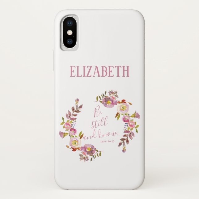 Be Still And Know Case-Mate iPhone Case (Back)