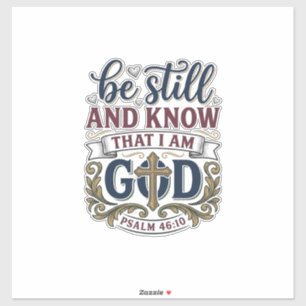 Be Still And Know Christian Psalm 460 Shirt