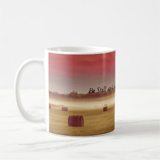 be still and know  coffee mug