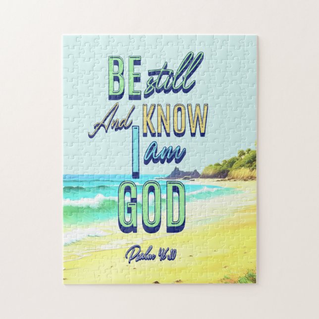 Be Still And Know I Am God Psalm 46:10 Jigsaw Puzzle (Vertical)