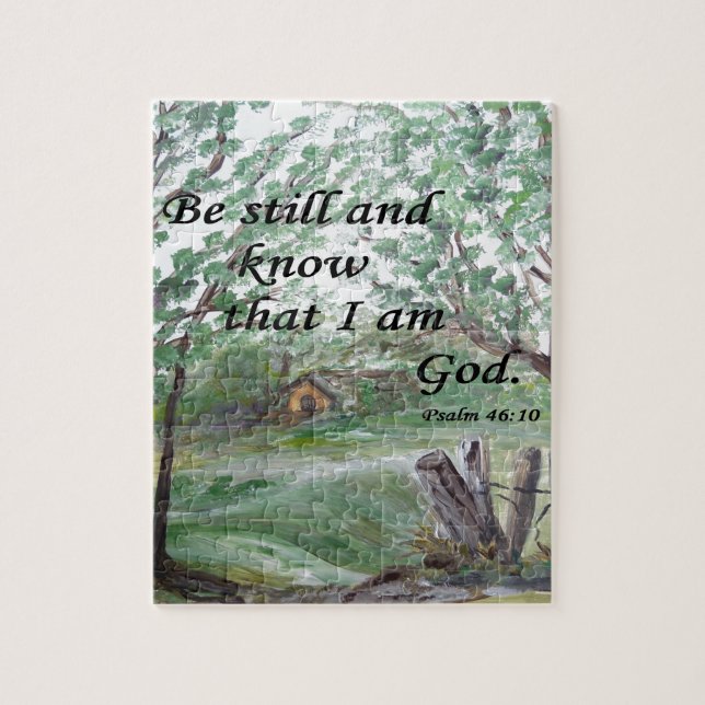 Be Still and Know Jigsaw Puzzle (Vertical)