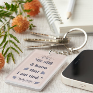 Be Still and Know / Let Not Your Heart Be Troubled Key Ring