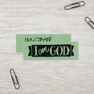 Be Still And Know Mini Scripture Calling Card