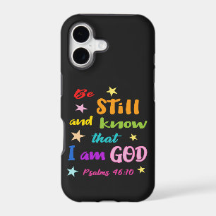 Be still and know that I am God Bible Verse