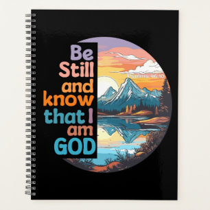Be still and know that I am God Bible Verse Planner