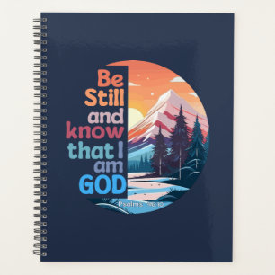 Be still and know that I am God Bible Verse Planner
