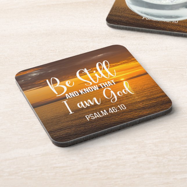 Be Still and Know that I am God Coaster (Left Side)