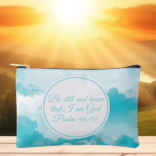 Be Still and Know that I am God Cute Christian Accessory Pouch
