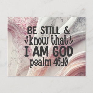 Be Still and Know that I am God Holiday Postcard