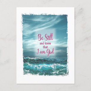 Be Still and know that I am God Postcard