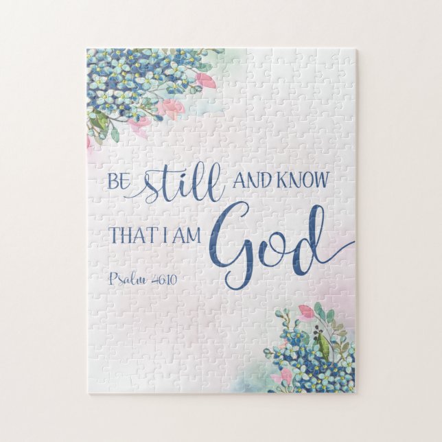Be Still and Know that I am God, Ps 46:10 Jigsaw Puzzle (Vertical)