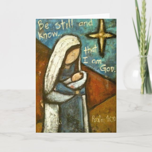 Be Still Christmas Card (Front)