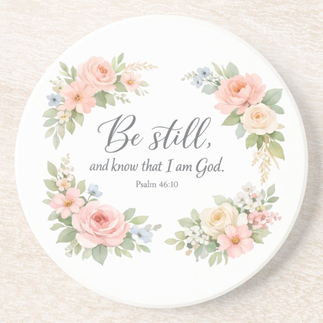 Be still  coaster (Front)