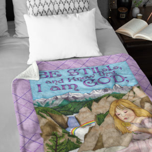 Be Still Fleece Blanket