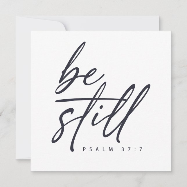 Be Still God Loves Jesus Saves Christian Church (Front)