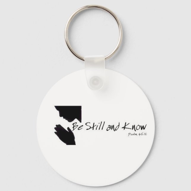 Be Still Keychain (Front)