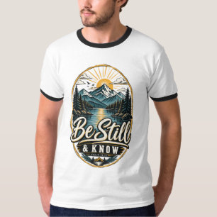 Be Still Mountain Sunrise T-Shirt