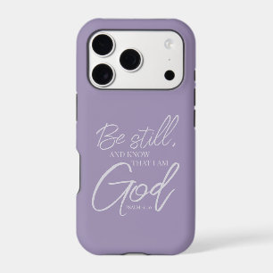 Be Still Psalm 46:10 Modern Scripture Purple