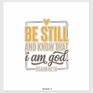 Be Still Psalm 46_10 Vintage Christian Shirt Desig