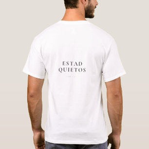 BE STILL Spanish Christian T-Shirt - Psalm 46:10