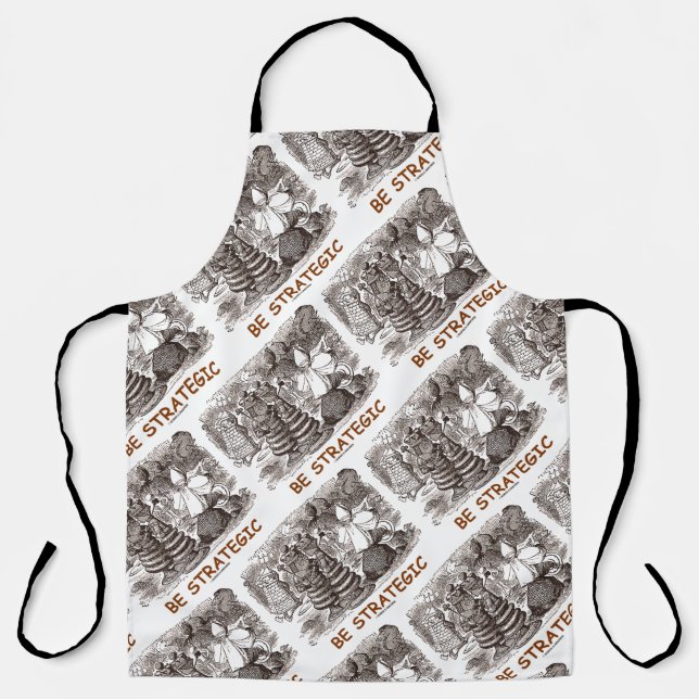 Be Strategic Through The Looking Glass Apron (Front)