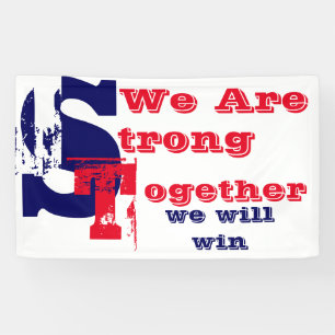 BE STRONG AMERICA BANNER