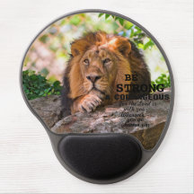 "BE STRONG AND COURAGEOUS" MOUSE PAD