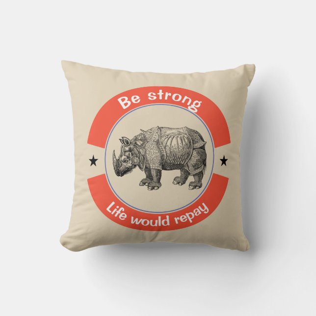 Be strong cushion (Front)