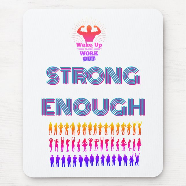 be strong enough mouse pad (Front)