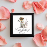 Be Strong Jack Russell Puppy Illustration Gift Box<br><div class="desc">Discover the heartwarming charm of the "Be Strong Jack Russell Puppy Illustration" gift box. Featuring a delightful illustration of a Jack Russell puppy sitting beside a rustic mailbox, this design exudes warmth and encouragement. The scene is completed with the inspiring phrase "Be Strong" written in elegant calligraphy, adding a motivational...</div>