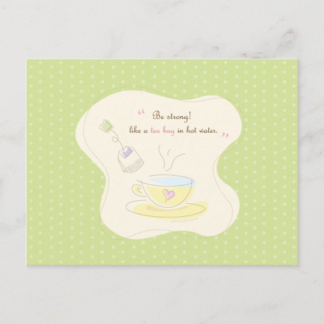 Be Strong Postcard (Front)