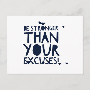 Be strong postcard