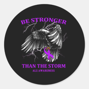 Be Stronger Than The Storm Heimerheimer Classic Round Sticker