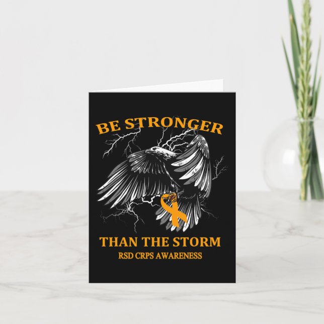 Be Stronger Than The Storm RSD CRPS  Card (Front)