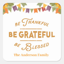 be thankful be grateful be blessed