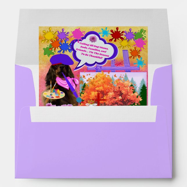 Be Thankful Happy Thanksgiving Envelopes (Back (Bottom))