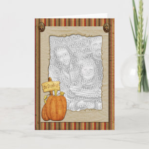 Be Thankful Photo Frame Card